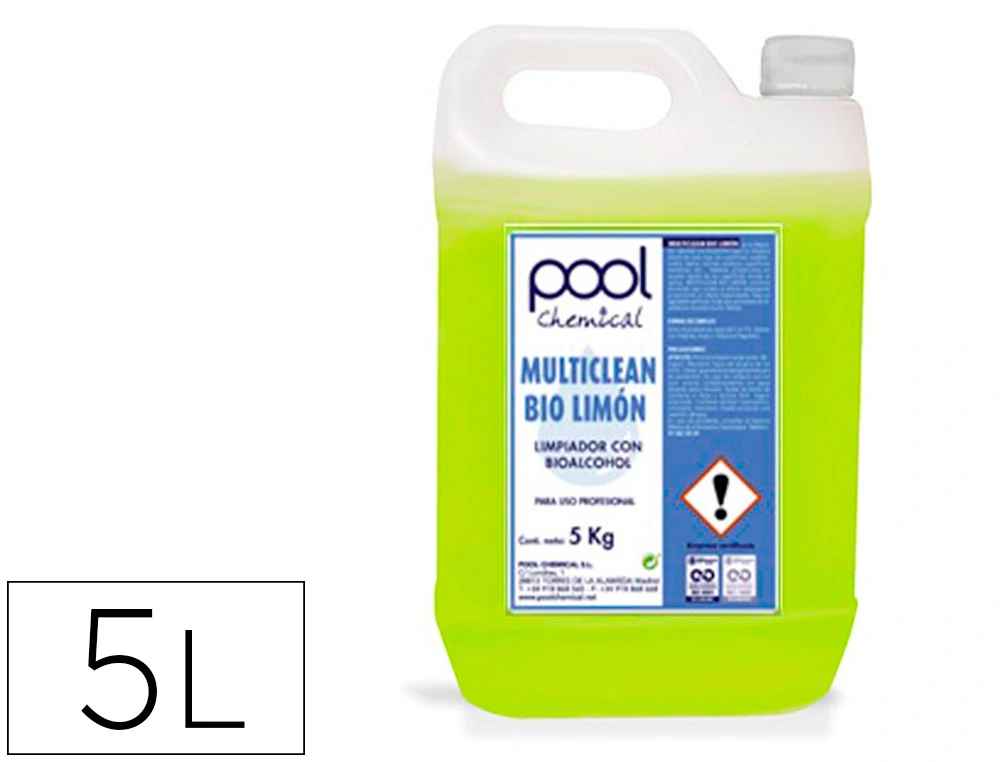 Fregasuelos Dahi Aroma Limon Garrafa de 5 Litros