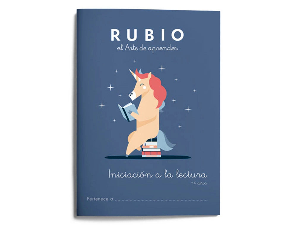 Cuaderno Rubio Iniciacion a la Lectura + 4 Años