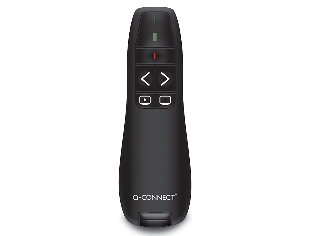 Puntero Laser Q-Connect para Presentaciones 5 Botones Alcance 20 mt Receptor USB