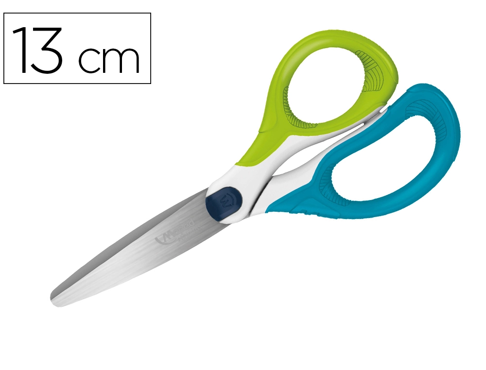 Tijera Escolar Maped Sensoft Asimetrica 13 cm