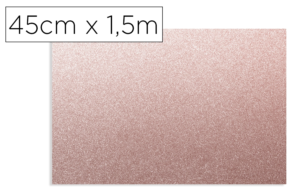 Rollo Adhesivo D-C-Fix Rosa Metal Brillo Ancho 45 cm Largo 1,5 mt