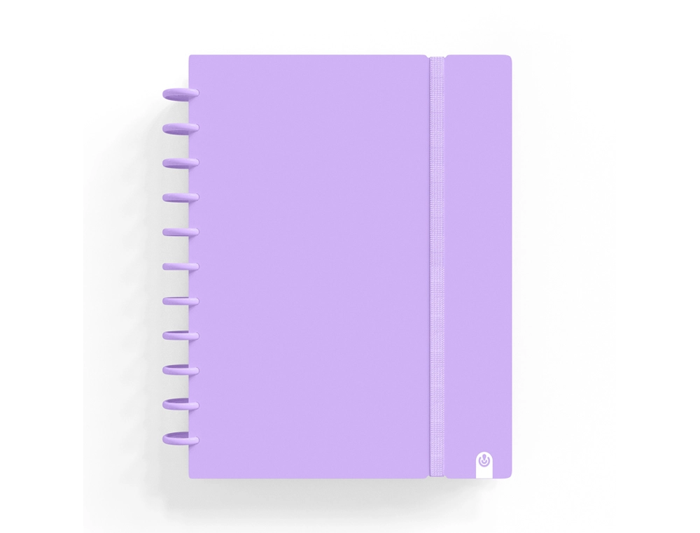 Cuaderno Carchivo Ingeniox Foam A4 80h Cuadricula Malva Pastel