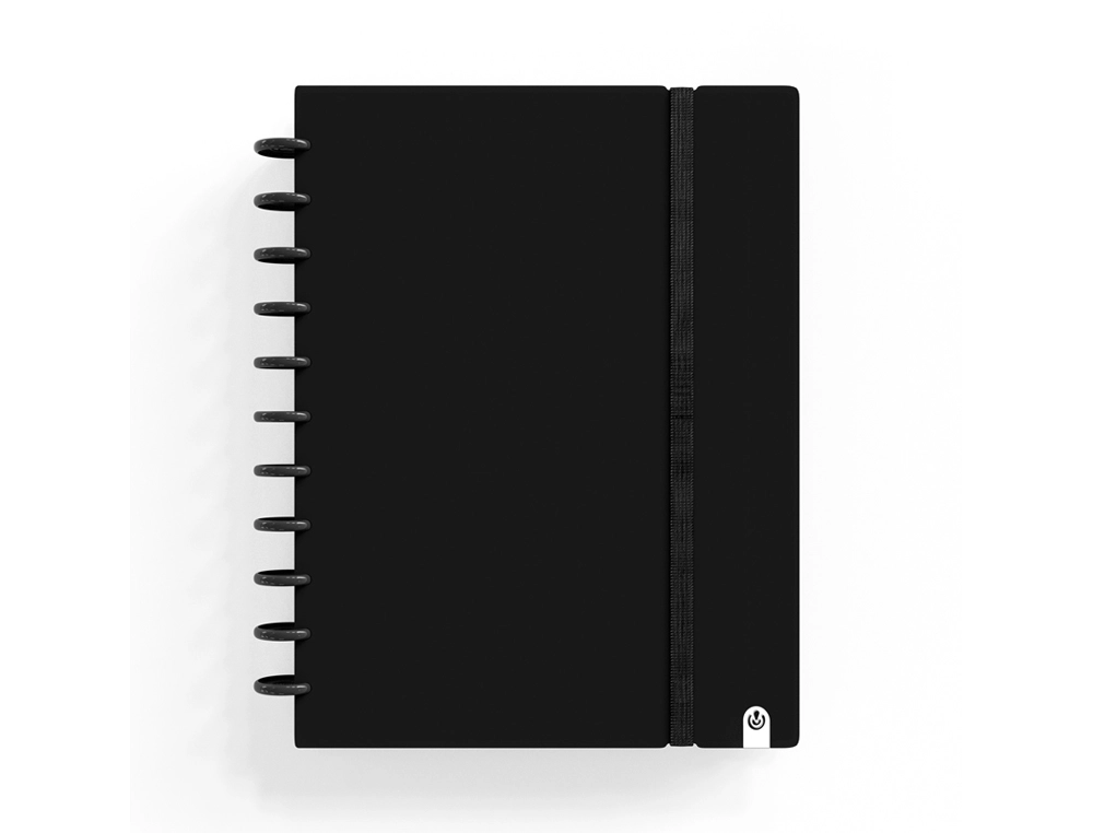 Cuaderno Carchivo Ingeniox Foam A5 80h Cuadricula Negro