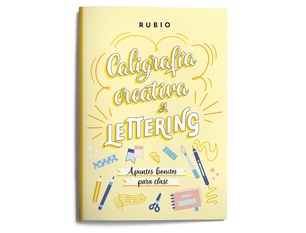 Cuaderno Rubio Lettering Caligrafia Creativa Apuntes Bonitos para Clase