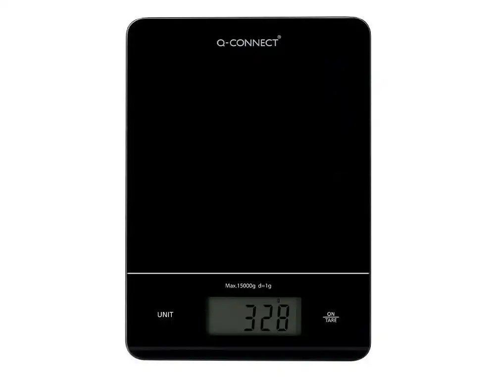 Bascula Precision Q-Connect Digital con Pantalla Lcd Precision 1 gr Capacidad de 5 gr a 15 kg 240x170x17,5mm