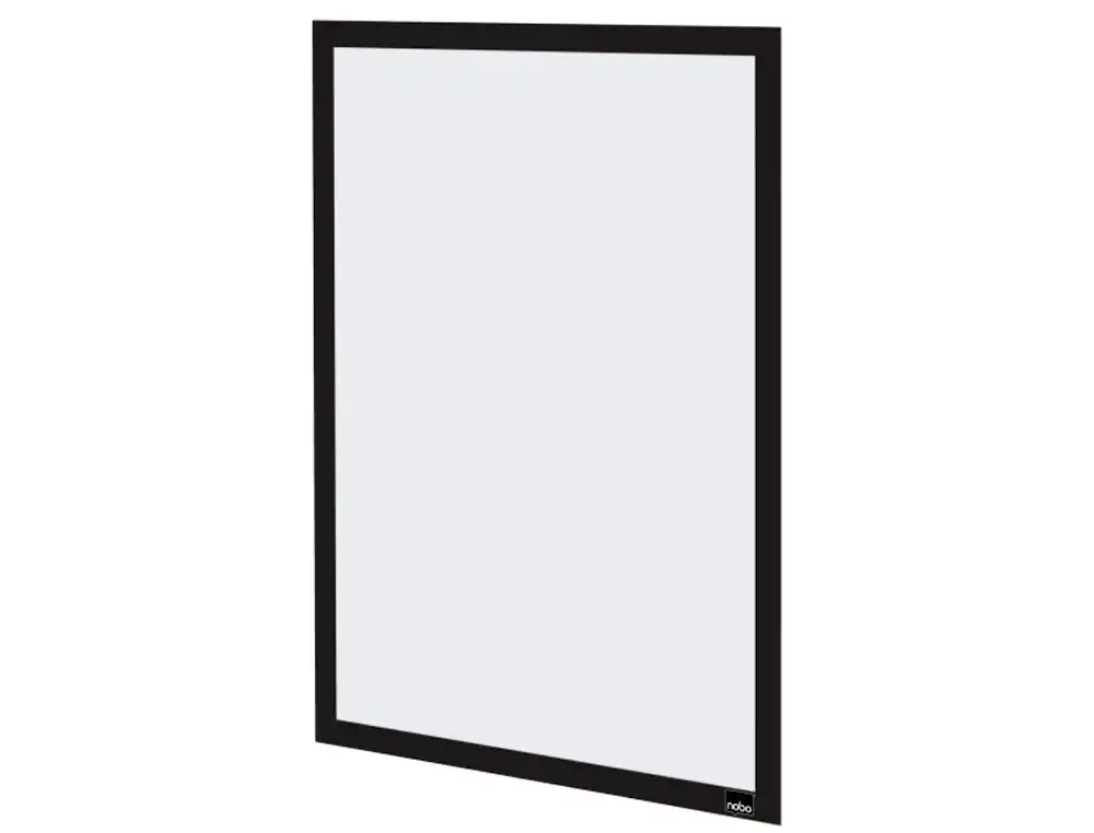 Marco Porta Anuncios Nobo DIN A3 Marco Magnetico Autoadhesivo Color Negro Pack de 2 Unidades