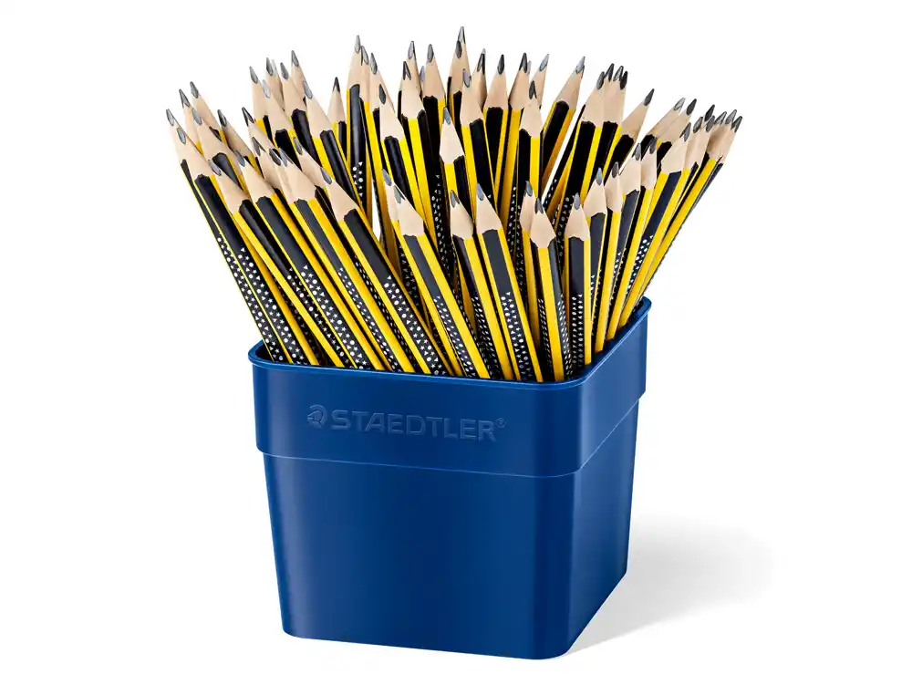 Lapices de Grafito Staedtler 183 Triplus Slim HB Bote de 72 Unidades