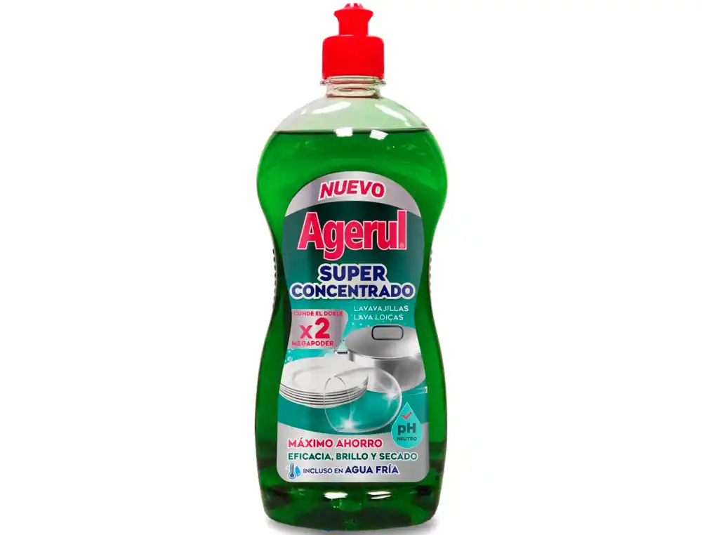 Lavavajillas Agerul Super Concentrado Botella de 750 ml
