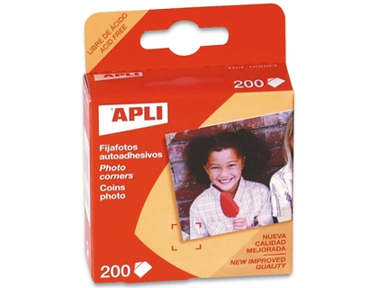 Fijafotos Adhesivos Apli Caja de 200 Unidades