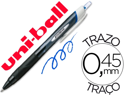Boligrafo Uni-Ball Jet Stream Sport Sxn-150e Tinta Hibrida Azul