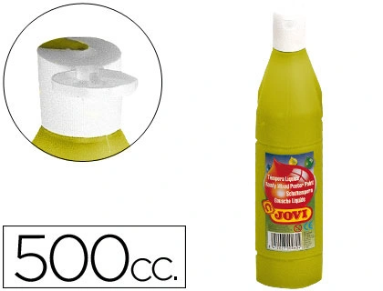 Tempera Liquida Jovi Escolar 500 ml Oro