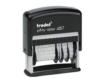Formulario Trodat con Fechador 12 Textos Entintaje Automatico 4 mm