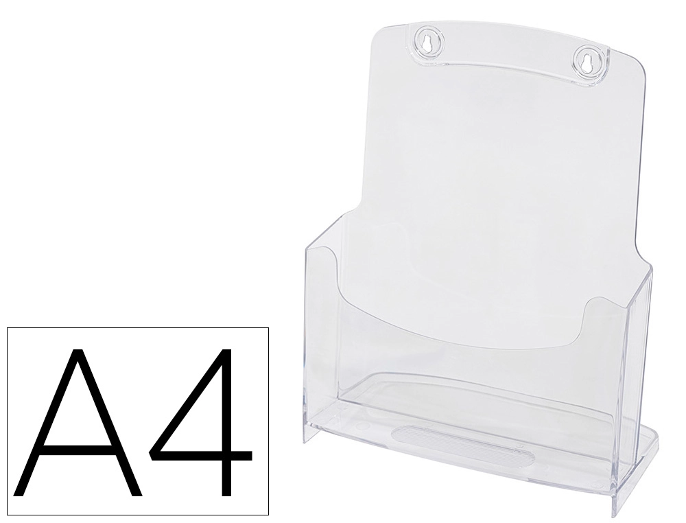 Expositor Sobremesa Q-Connect Metacrilato DIN A4 Ref.5753