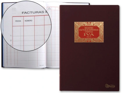 Libro Miquelrius N.64 Folio 100 Hojas Facturas Emitidas