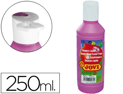 Tempera Liquida Jovi Escolar 250 ml Magenta