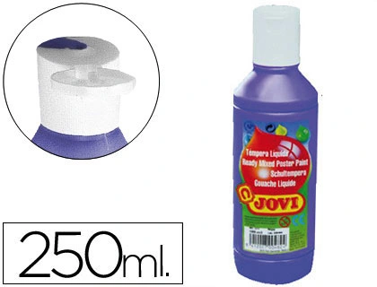 Tempera Liquida Jovi Escolar 250 ml Violeta
