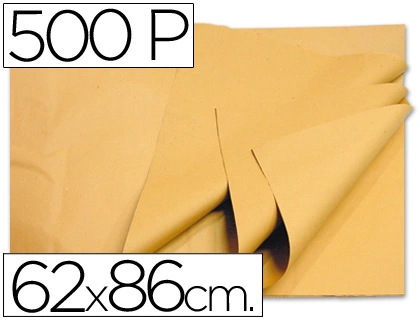 Papel Manila Crema 62x86 cm Paquete de 500 Hojas