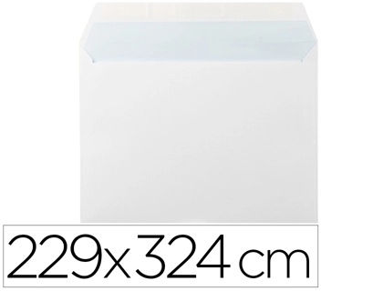 Sobre Liderpapel N 14 Blanco DIN c4 229x324 mm Tira de Silicona Paquete de 25 Unidades