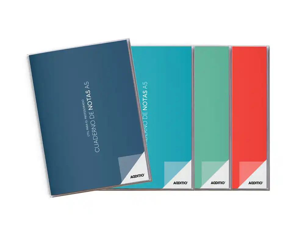 Cuaderno de Notas Aditio A5 Horario Planificacion Mensual Plan de Curso y Evalucion Continua