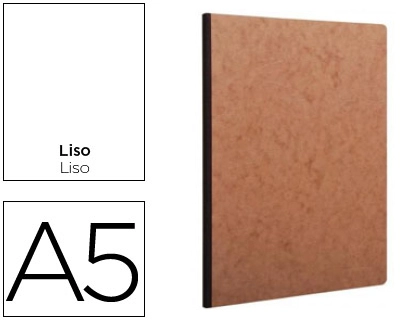 Libreta Age-Bag Tapa Cartulina Lomo Cosido Liso 96 Hojas Color Havana 148x210 mm