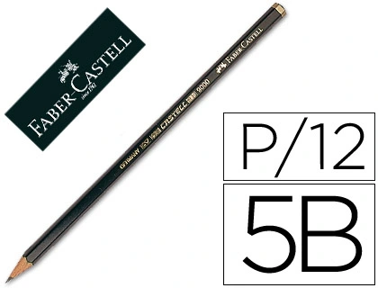 Lapices de Grafito Faber 9000 5b Unidad