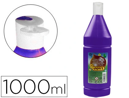 Tempera Liquida Jovi Escolar 1000 ml Violeta