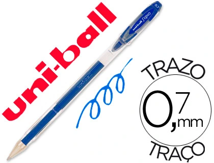Boligrafo Uni-Ball Roller Um-120 Signo 0,7 mm Tinta Gel Color Azul