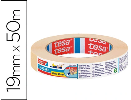 Cinta Adhesiva Tesa para Pintor 50 mt x 19 mm