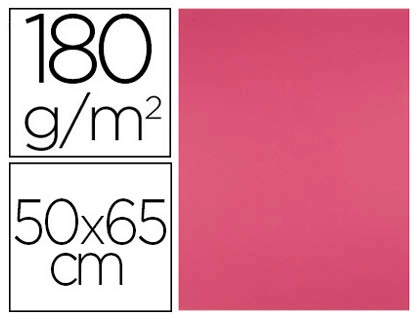 Cartulina Liderpapel 50x65 cm 180g/m2 Fucsia Paquete de 25 Hojas