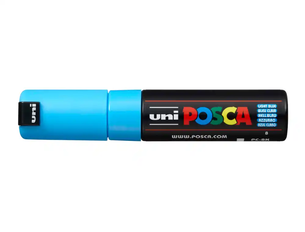 Rotulador Uni Posca PC-8k Azul Claro