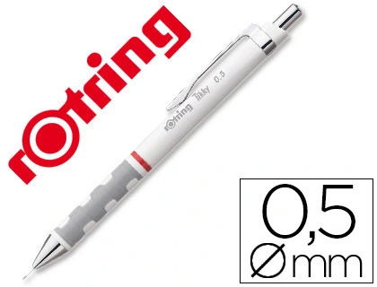 Portaminas Rotring Tikky 0,5 mm Blanco