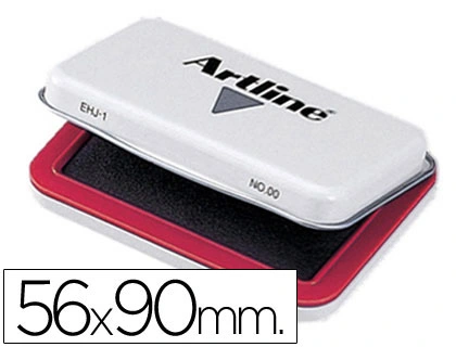Tampon Artline Nº0 Rojo 56x90 mm