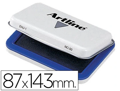 Tampon Artline nº2 Azul 87x143 mm